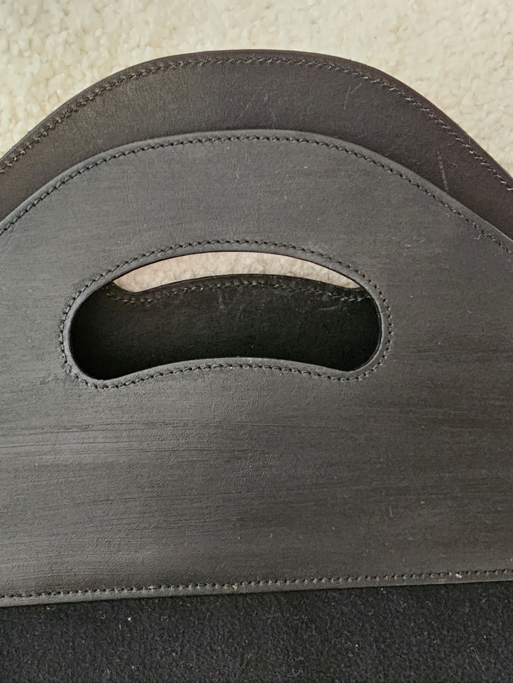 Gucci: Vintage Tote Bag: Suede & Leather - Picture 10 of 16
